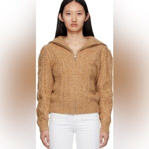 Isabel Marant Etoile Brown Knit Rebeca Cardigan